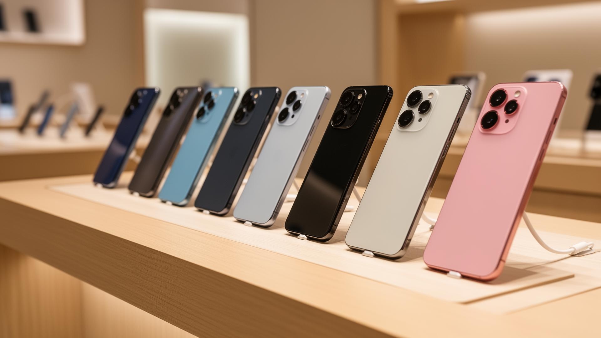 Sélection de smartphones disponibles en boutique à Mazamet