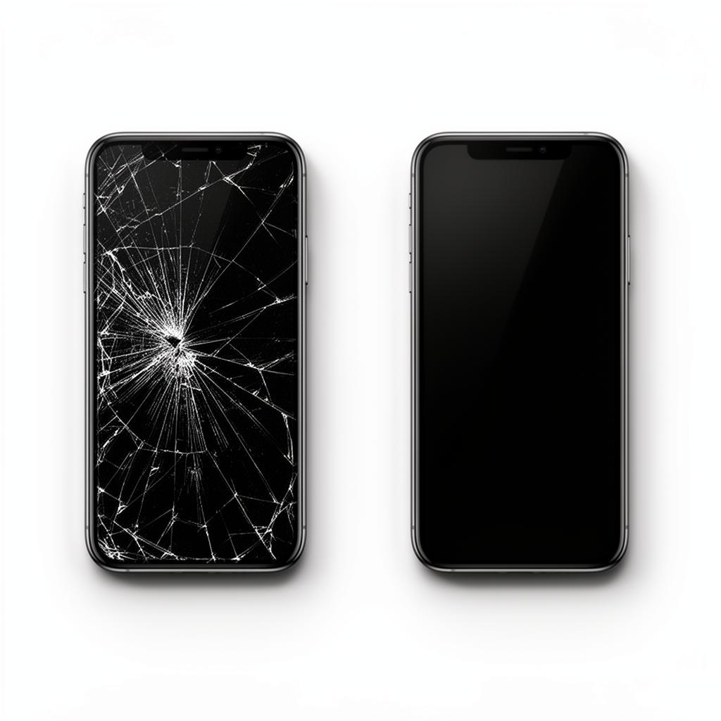 Avant / après — réparation d’écran smartphone à Mazamet