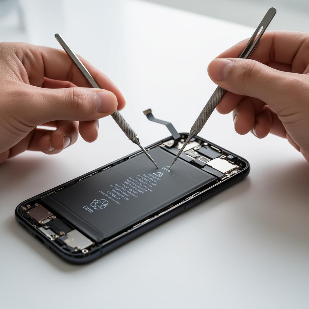 Remplacement de batterie smartphone par un technicien Mobileo à Mazamet